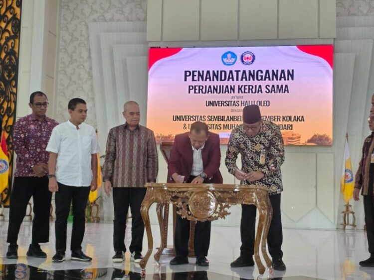 USN Kolaka dan UHO Resmi Teken MoU, Perkuat Sinergi Pendidikan dan Riset