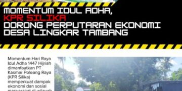 Idul Adha 1447 H, KPR Silika Salurkan Hewan Kurban untuk Desa Lingkar Tambang