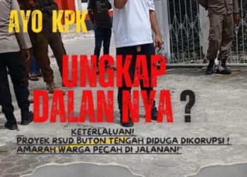 “Keterlaluan! Proyek RSUD Buton Tengah Diduga Dikorupsi ! Amarah Warga Pecah di Jalanan!”