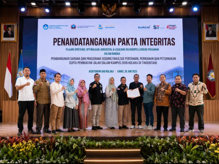 “Tak Ada Ruang untuk Penyimpangan! USN Kolaka dan Kejati Sultra Teken Pakta Integritas Pembangunan Gedung FPPP”.