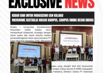 Kabar Baik untuk Mahasiswa USN Kolaka! Micromine Australia Masuk Kampus, Campus Hiring Resmi Dibuka