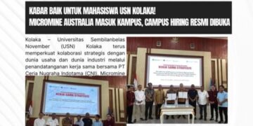 Kabar Baik untuk Mahasiswa USN Kolaka! Micromine Australia Masuk Kampus, Campus Hiring Resmi Dibuka