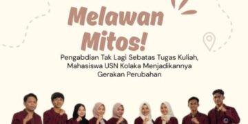 Melawan Mitos! Pengabdian Tak Lagi Sebatas Tugas Kuliah, Mahasiswa USN Kolaka Menjadikannya Gerakan Perubahan