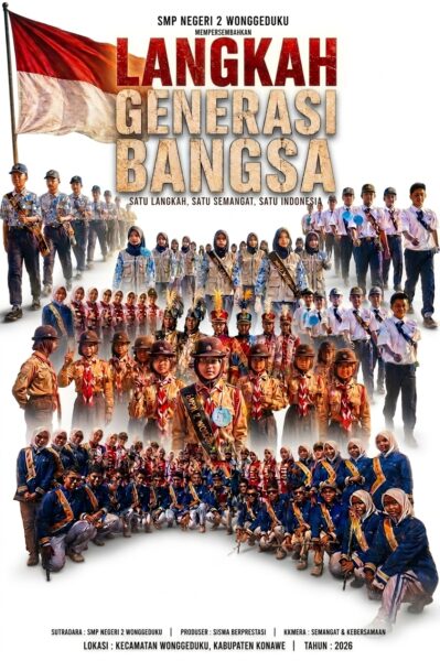 fantastis,Tidak Sekadar Gerak Jalan! SMPN 2 Wonggeduku Buktikan Semangat Generasi Muda di HUT RI ke-81”