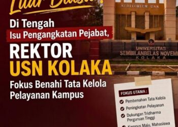 Luar Biasa ! Di Tengah Isu Pengangkatan Pejabat, Rektor USN Kolaka akan Fokus Benahi Tata Kelola Pelayanan Kampus