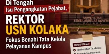 Luar Biasa ! Di Tengah Isu Pengangkatan Pejabat, Rektor USN Kolaka akan Fokus Benahi Tata Kelola Pelayanan Kampus