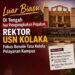 Luar Biasa ! Di Tengah Isu Pengangkatan Pejabat, Rektor USN Kolaka akan Fokus Benahi Tata Kelola Pelayanan Kampus