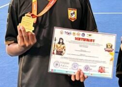 Tampil Gemilang Rafa juliansyah Al Farabi Persembahkan Medali  untuk sultra