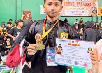 Syihab Az Zuhri Jawara Silat asal Sekolah Mts 1 Kendari Gegerkan Kota Bugis,Emas Di Rebut Untuk Sultra