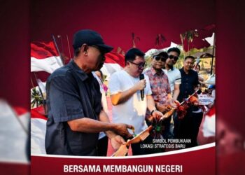 Geger ! Ketua DPP Bidang OKK H. Amir Turun Gunung Resmikan Lapangan Sekaligus Buka Turnamen Voli Penuh Kejutan.