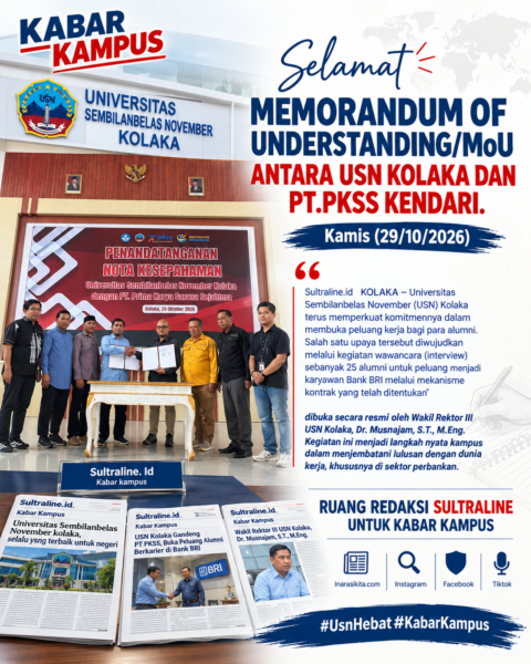 USN Kolaka Gandeng PT PKSS, Buka Peluang Alumni Berkarier di Bank BRI